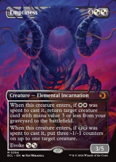 Emptiness Lorwyn Eclipsed Alternate Art